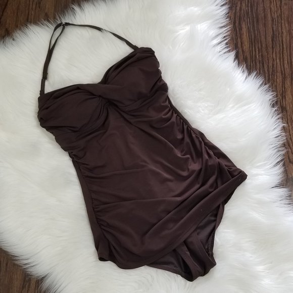 Jantzen Other - Jantzen | Brown One Piece Skirted Swimsuit